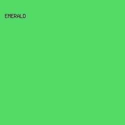 53D966 - Emerald color image preview