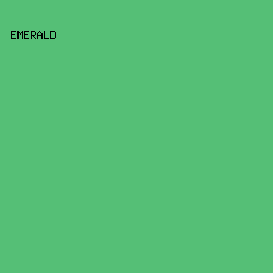55BF76 - Emerald color image preview