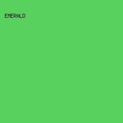 58D05E - Emerald color image preview