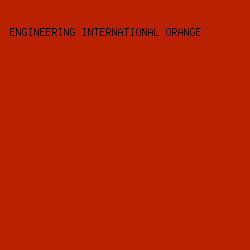 B92000 - Engineering International Orange color image preview