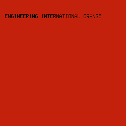 C3210B - Engineering International Orange color image preview