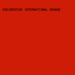 CF1C06 - Engineering International Orange color image preview