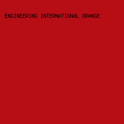 b70e16 - Engineering International Orange color image preview