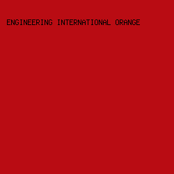 b90c13 - Engineering International Orange color image preview