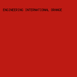 bd1a13 - Engineering International Orange color image preview