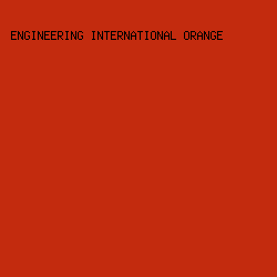 c32b0e - Engineering International Orange color image preview