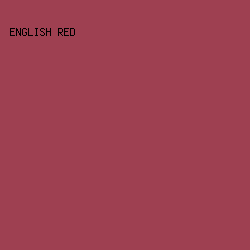 9E4051 - English Red color image preview