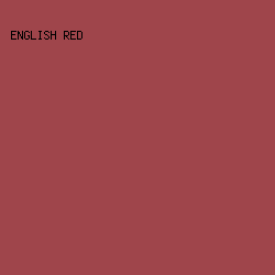 9F454B - English Red color image preview