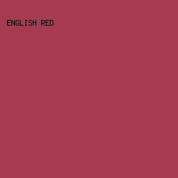A63A4E - English Red color image preview
