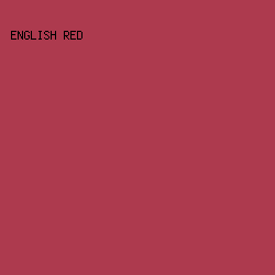 AD3A4E - English Red color image preview