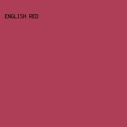 AE3D57 - English Red color image preview