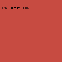 C74B41 - English Vermillion color image preview