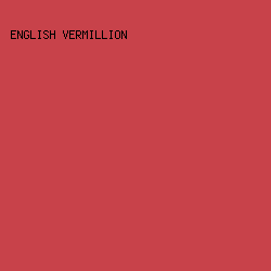C8424A - English Vermillion color image preview