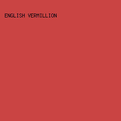 CB4444 - English Vermillion color image preview