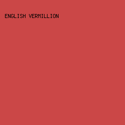 CB4747 - English Vermillion color image preview