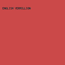CB4949 - English Vermillion color image preview