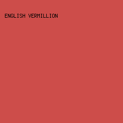 cd4d4a - English Vermillion color image preview