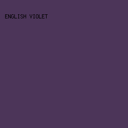 4C3559 - English Violet color image preview