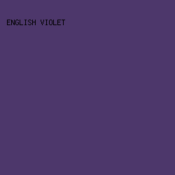 4D376B - English Violet color image preview