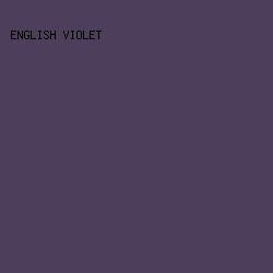 4D3F5B - English Violet color image preview
