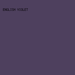 4E405E - English Violet color image preview