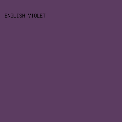 5C3C61 - English Violet color image preview