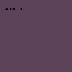 5C4359 - English Violet color image preview