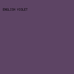 5D4464 - English Violet color image preview