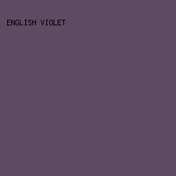 5E4A63 - English Violet color image preview