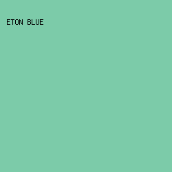 7CCBA9 - Eton Blue color image preview