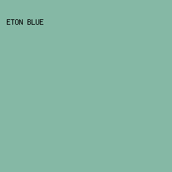 85B8A5 - Eton Blue color image preview