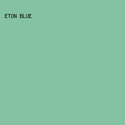85C2A3 - Eton Blue color image preview