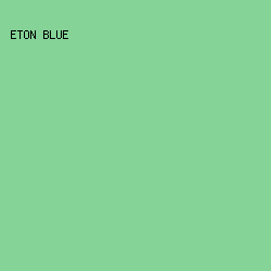 85D397 - Eton Blue color image preview