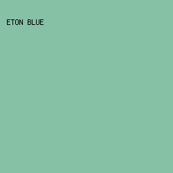 86C1A5 - Eton Blue color image preview