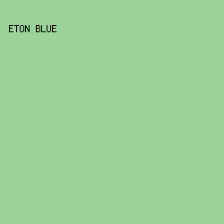9BD39A - Eton Blue color image preview