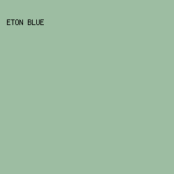 9DBDA2 - Eton Blue color image preview