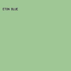 9FC695 - Eton Blue color image preview