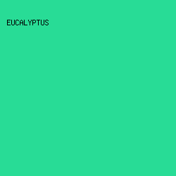 28DC96 - Eucalyptus color image preview