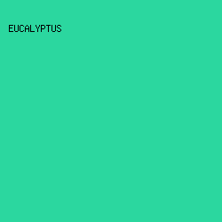 2BD79F - Eucalyptus color image preview