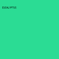2BDC94 - Eucalyptus color image preview