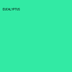 32EAA4 - Eucalyptus color image preview