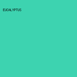 3DD3B0 - Eucalyptus color image preview