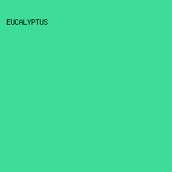3DDC97 - Eucalyptus color image preview