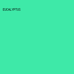 3EE9A8 - Eucalyptus color image preview