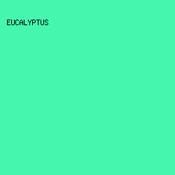 45f6ae - Eucalyptus color image preview