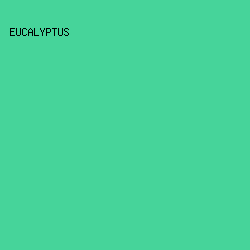 46D49A - Eucalyptus color image preview