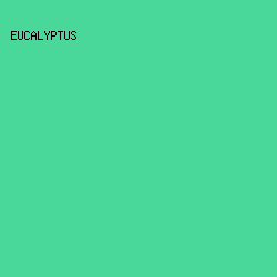 4AD79A - Eucalyptus color image preview