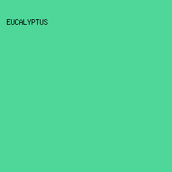 4FD699 - Eucalyptus color image preview