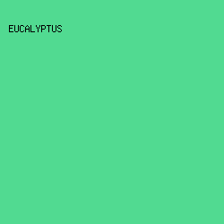 51DA91 - Eucalyptus color image preview