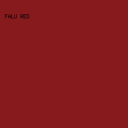871A1D - Falu Red color image preview